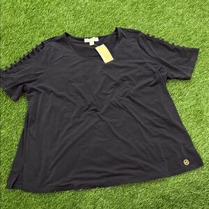 Women’s Michael Kors Black Basics Blouse Top